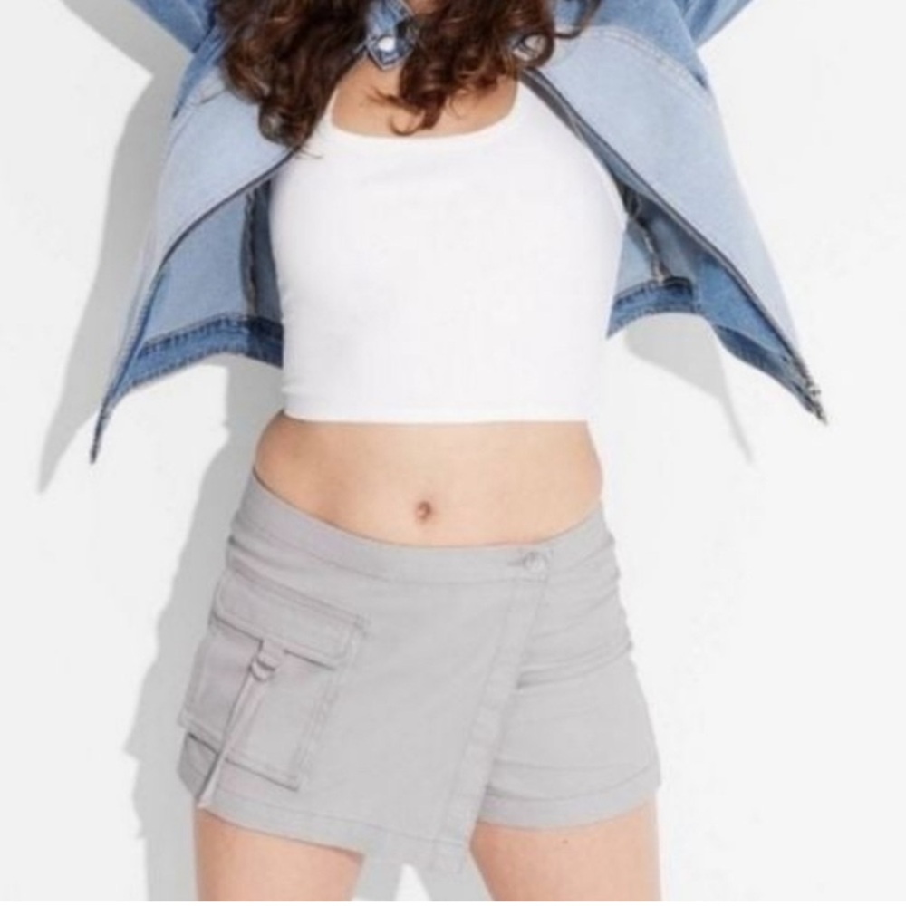 Stylish Gray Women's Shorts